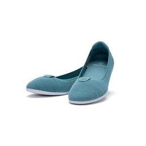 MERINOS Women’s Mist Green Teal Wool Flats- Size 8  NEW